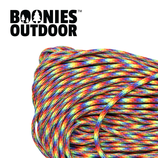 USA Made 550 Paracord Bundle - Rainbow