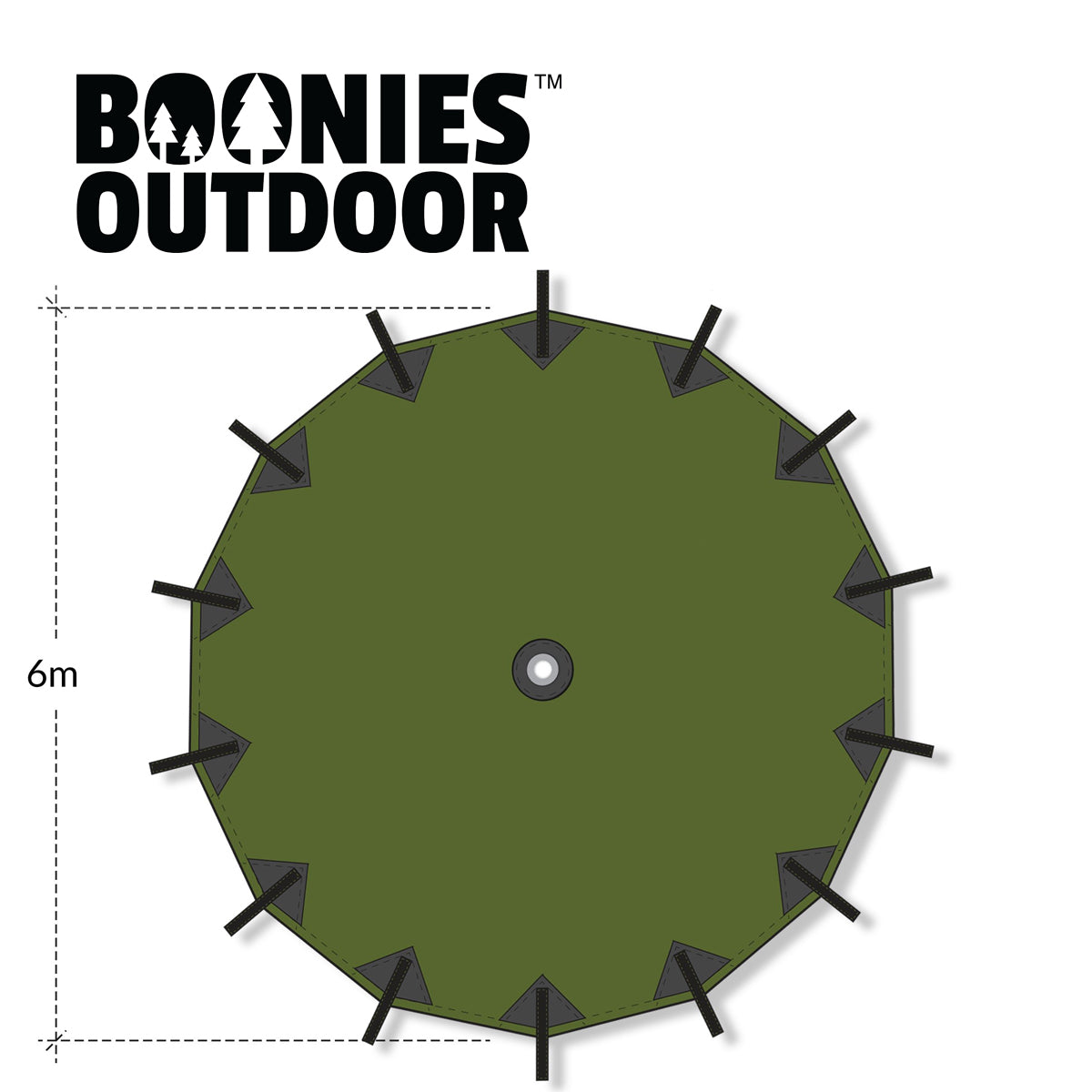 Parachute Tarp - 6 Metre